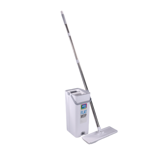 Home Gallery Flat Mop With Bucket | Mop for Floor Cleaning Wet and Dry Use Household Cleaning Tools