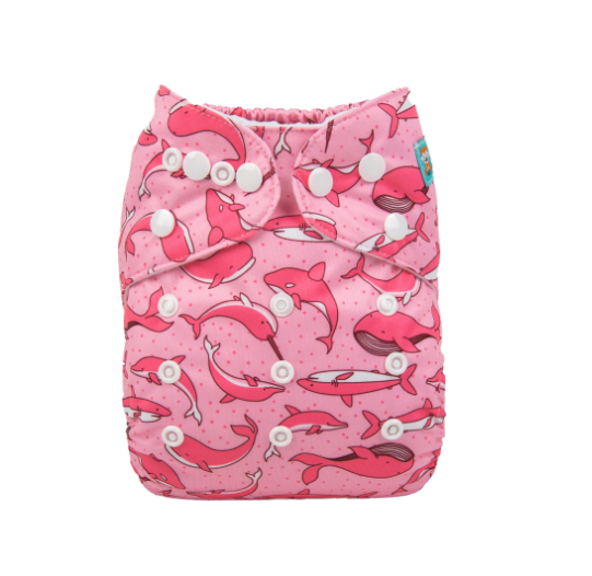 Alva Baby Cloth Diapers Washable Pocket Nappy Diaper for Newborn Without Insert N27