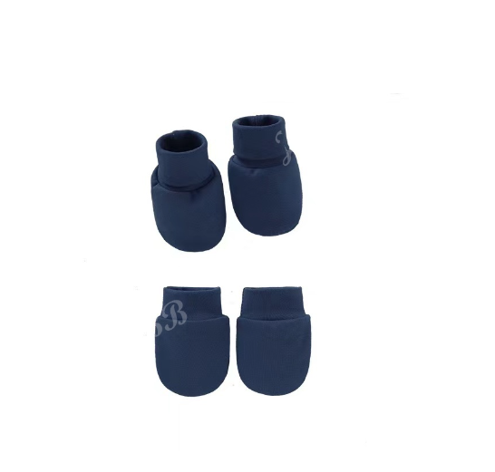 Baby Mittens and Booties Set Newborn Infant Cotton Mitten Set M25