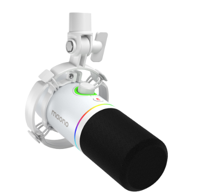 Maono PD200X RGB Gaming Microphone Dynamic Microphone USB/XLR Dual Mode Microphone Podcast Mic RGB USB Gaming Mic XLR Mic for PC,Phone,Live Streaming,Podcasting,Recording,Gaming