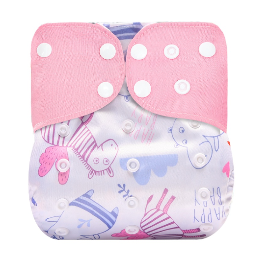 Ready Stocks Waterproof Reusable Digital Printed One Size Pocket Cloth Diaper S14
