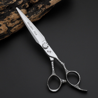 7 Inch Professional Hair Scissor Cut Dry and Wet Dual-use Flat Cut Large Hair Stylist Hair Scissors