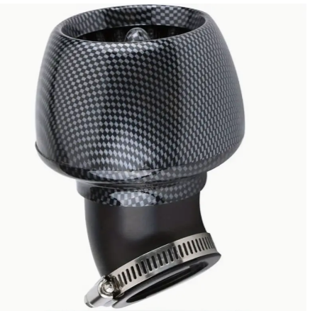 Motorcycle 35mm Air Filter Carbon Fiber Universal Air Filter Cleaner For 150cc 200cc 250cc Scooter Motorcycle ATV Pocket Bike
