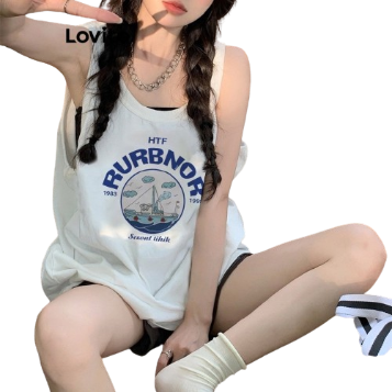 Lovito Women Sleeveless Basic Tank Top LNA21047 (White)