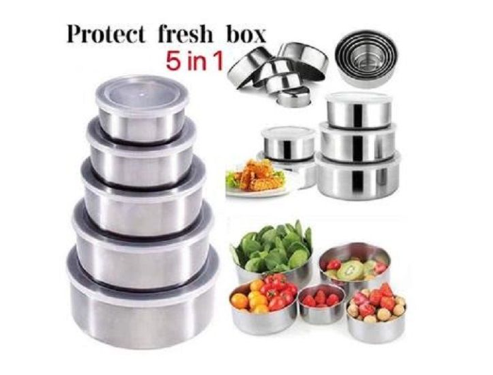5in1 Stainless  Steel  Food  Storage
