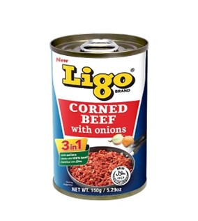 Ligo Corned Beef with Onions 150g