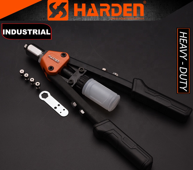 Harden 610115 13" Heavy Duty Double Arm Riveter (Industrial) Aluminum Hand Rivet Nut Tool