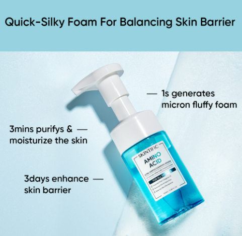 Skintific Amino Acid Ultra-Gentle Cleansing Mousse