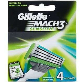 Gillette Mach 3 Sensitive  4s