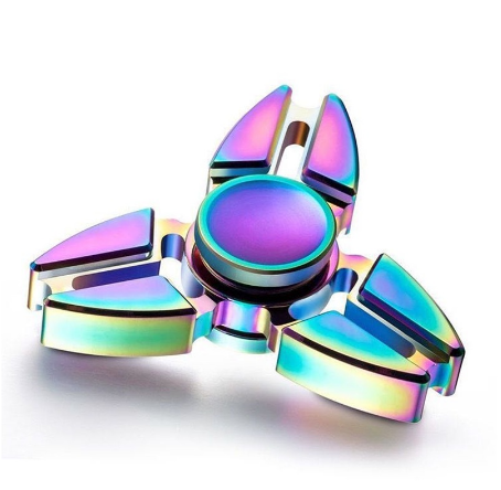 Tri Fidget Hand Spinner Luminous Metal Finger Focus Toy ADHD Autism Kids/Adult Fidget Spinner Gyro Fidget Spinner