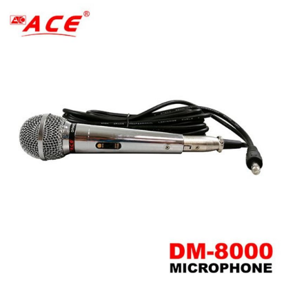Ace DM-8000 Hi-Fidelity Uni-Directional Dynamic Wired Microphone