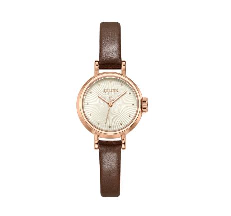 JULIUS Versatile Retro Disc Belt Girl's Simple Korean Style Waterproof Quartz Watch JA-1371 3