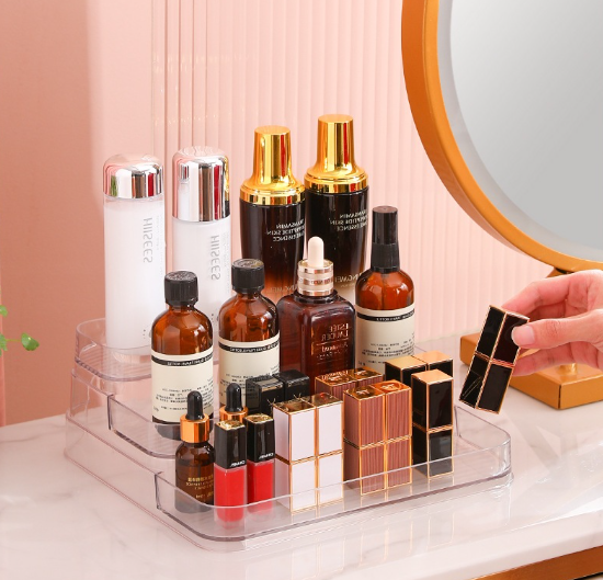 Make Up Organizer Multi-Layer Transparent Acrylic Cosmetic Organizer Skin Care Desktop Perfume Organizer
