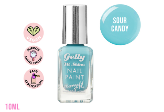 Barry M Gelly Hi Shine Nail Paint Sour Candy Gel Nail Polish