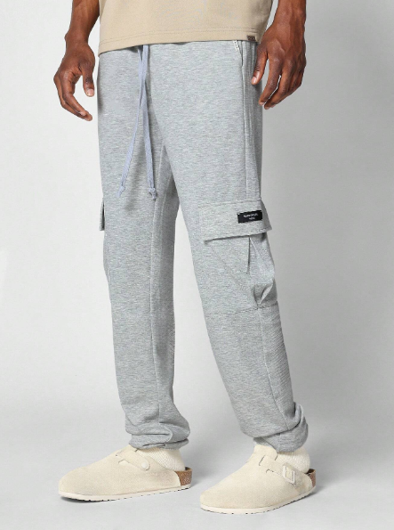 SUMWON Slim Fit Stacked Cargo Jogger