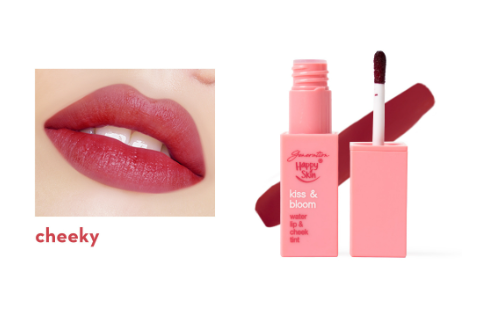 Happy Skin Kiss & Bloom Water Lip & Cheek Tint in Cheeky