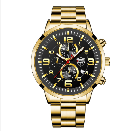 Original Luxury Fashion Luxury Stainless Steel Men's Luminous Calendar Waterproof Watch 003