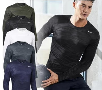 #6802 Sports Fitness Dry-fit Longsleeves Good Fabric Stretchable