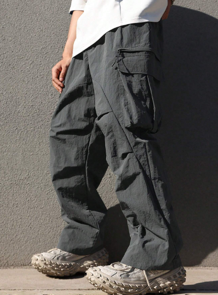 Manfinity Hypemode Men's Pocket Design Casual Daily Trousers