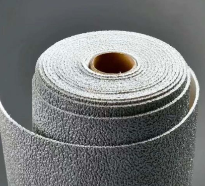 Foam Flax Linen Insolation Type Pvc Self Adhesive DIY Home Decoration Flax Gray (50cm X 2.8m)