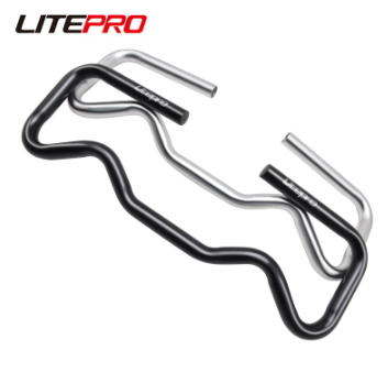 Litepro Butterfly Handlebar22.2MM Folding Bike 25.4*490MM P Ultralight Aluninum Alloy Handle Bar For Brompton