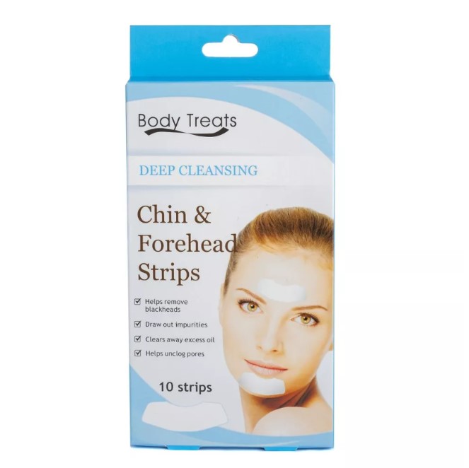 Body Treats Cleansing Chin & Forehead Strips 10 Strips