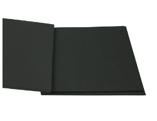 Craft Easy 8x8 Black Scrapbook Album (20 Black Pages)