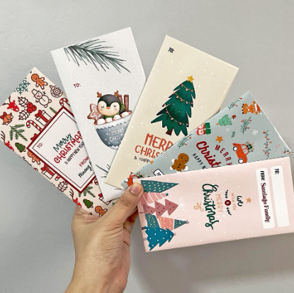 Christmas Money Envelope (PERSONALIZED) /10 Pcs Per Pack
