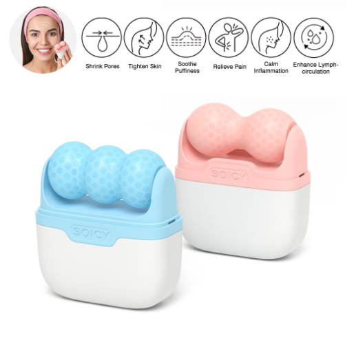 Ice Roller For Face & Eye Ice Massage Roller Face Lifting Device Cold Therapy Sun Burn Aftercare Pore Shrinking
