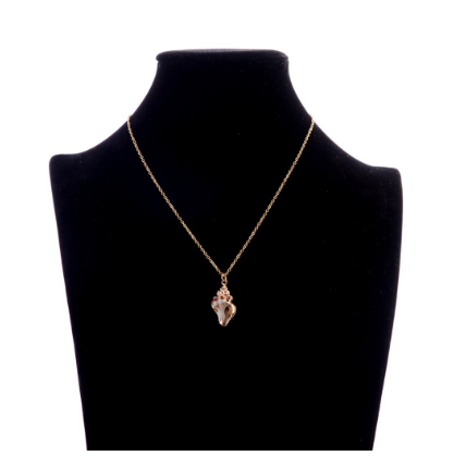 Ocean Sea Shell Conch Bohemian Natural Nautical Pendant Necklace