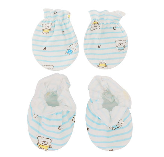 Newborn and Infant Gloves and Socks Sets for Baby Boy and Baby Girl SM6