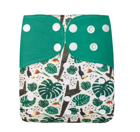 Ready Stocks Waterproof Reusable Digital Printed One Size Pocket Cloth Diaper CD12