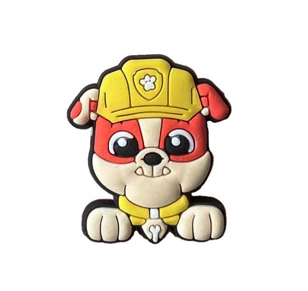 Cartoon Dalmatian Dog Jibbitz Crocs PAW Patrol Shoe Charms Ryder Bulldog Jibitz Charm Pin Chihuahua Jibits Crocks for Women Shoes S4