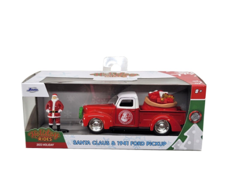 Jada Toys 1:32 Holiday Rides - Santa Claus & 1941 Ford Pickup