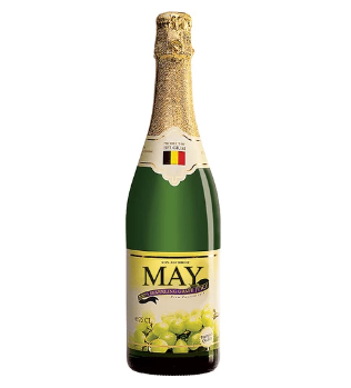 May 100% Sparkling White Grape Juice 750ml