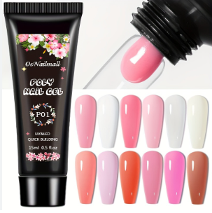 Poly Nail Gel Nail Extension Gel For Nail Art DIY Christmas Fall Nail Art Tools Multicolor Optional