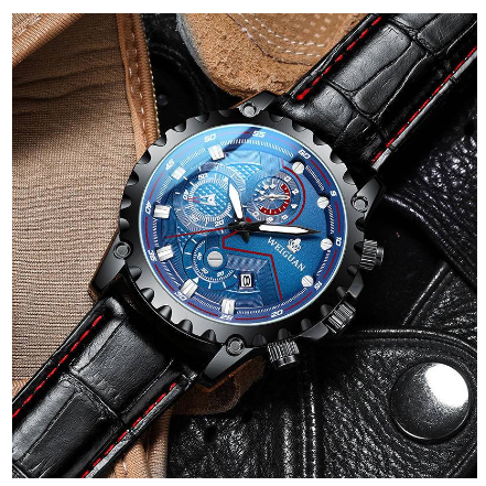100% original swiss waterproof luxury stainless original Watch for men Men's Waterproof Luminous Korean Style 2