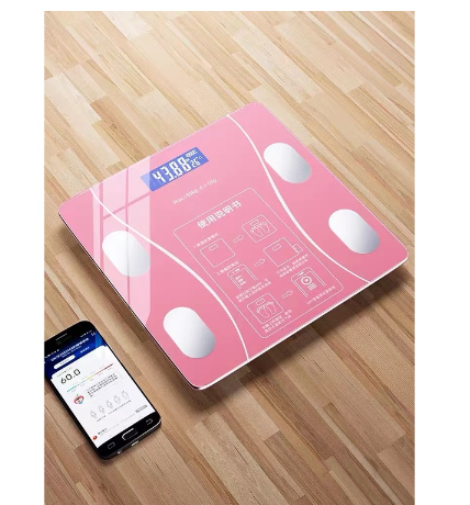 Scale Digital LCD Electronic Tempered Glass Bathroom Weighing