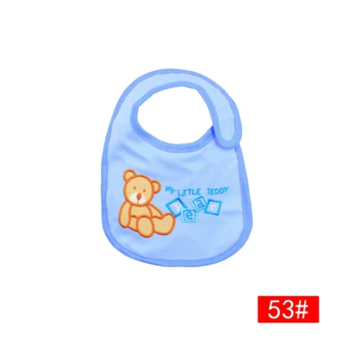 Cotton 3-Layer Cartoon Baby Bib B28