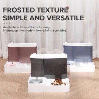 2.8L Pet Feeder 2in1 Automatic Dog Cat Water Food Dispenser