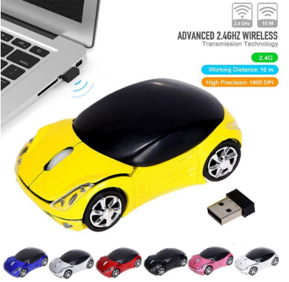 PISTACHIO New Wireless Mouse Portable 2.4GHz Mice Gaming LED Lighting Innovative Optical Computer Peripherals USB Receiver 3D