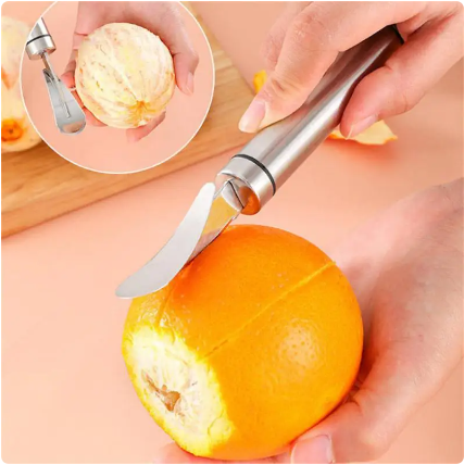 Stainless Steel Lemon Orange Peeler Practical Fruit Grapefruit Opener Cutter Kitchen Gadgets For Household Tools Orange Peeler