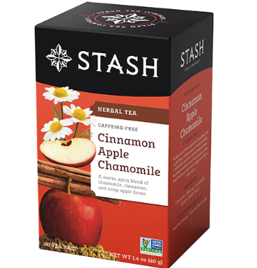 Stash Tea Cinnamon Apple Chamomile Herbal Tea 20 Tea bags