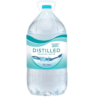Nature's Spring Distilled Water 10 liters
