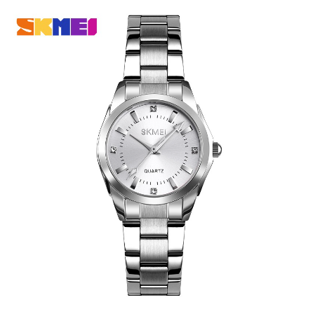 Skmei Casual Romantic Quartz Waterproof Watch for Women 1620 SILVER