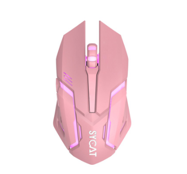 SYCAT Y02 USB Wired Gaming Mouse High Configuration With Backlight For PC & Laptop RGB Mice