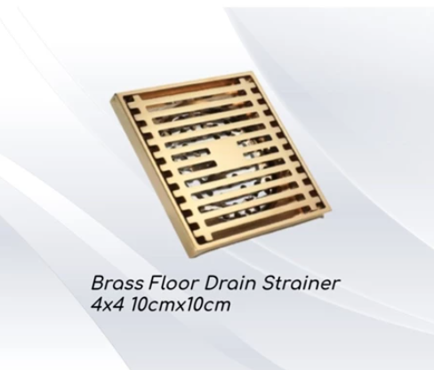 WPT-5030 Brass Floor Drain Strainer 4x4