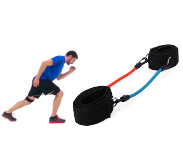 Adjustable Leg Strength Resistance Kinetic Fitness Tube Band