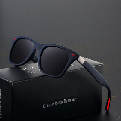 Men's Polarized Square Sunglasses Rice Nail Driver Glasses Riding Driving Sun Outdoor Fashion Sports Shade Men Sunglasses for Male