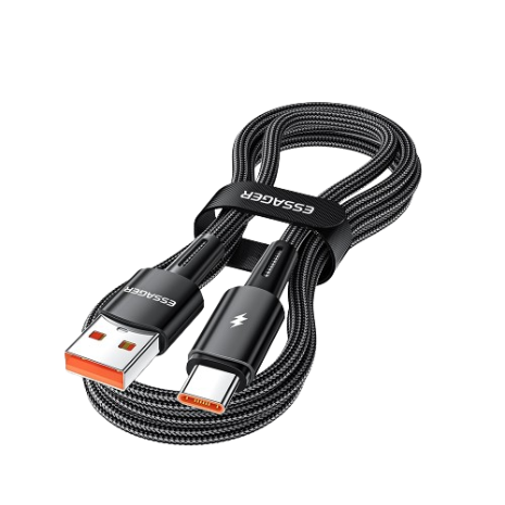 Essager 120W Super Fast Charge Type-C Cable 6A Quick Charge USB Cable For Xiaomi 12Pro K50 67W Fast Charge Cable For Xiaomi 11Pro